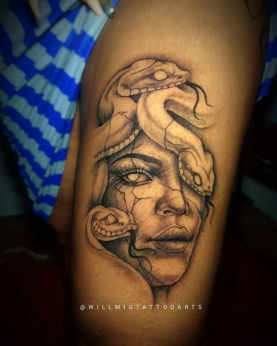 Medusa Gaze in Stone