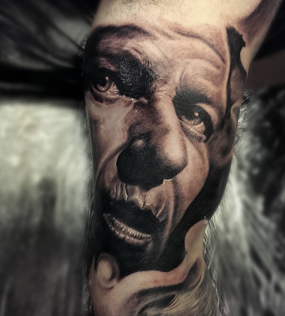 Melancholic Clown Portrait