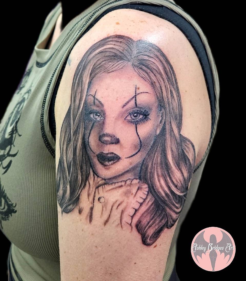 Melancholy Clown Portrait