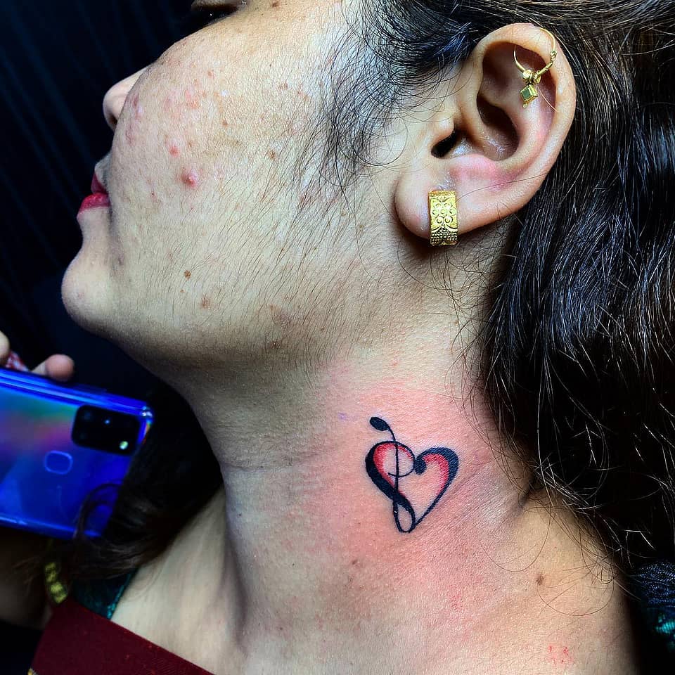 Melody Heart Treble Clef