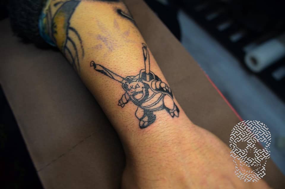 Mini Blastoise Linework