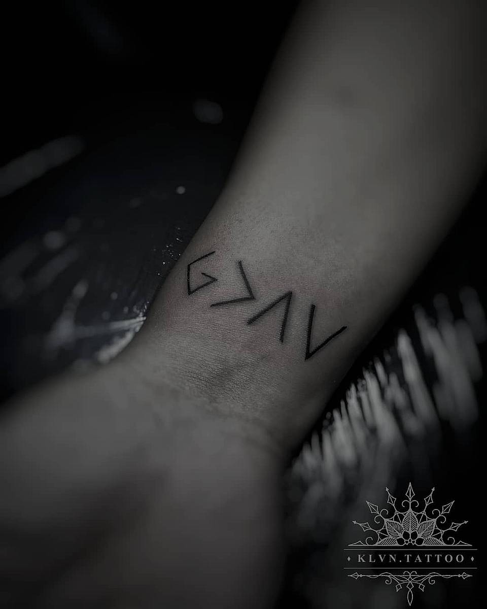 Minimal Angular Wrist Glyphs