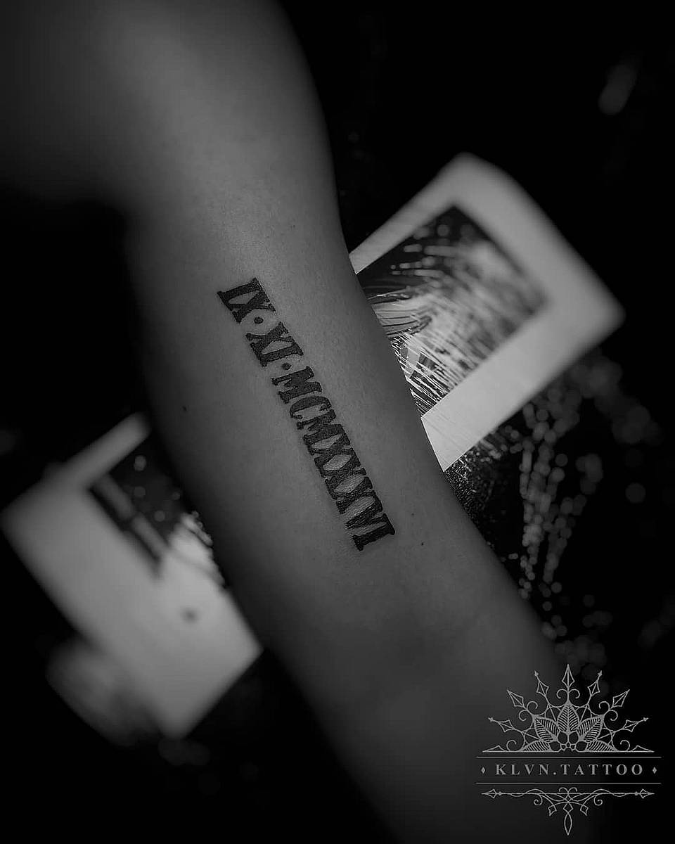 Minimal Roman Numeral Date