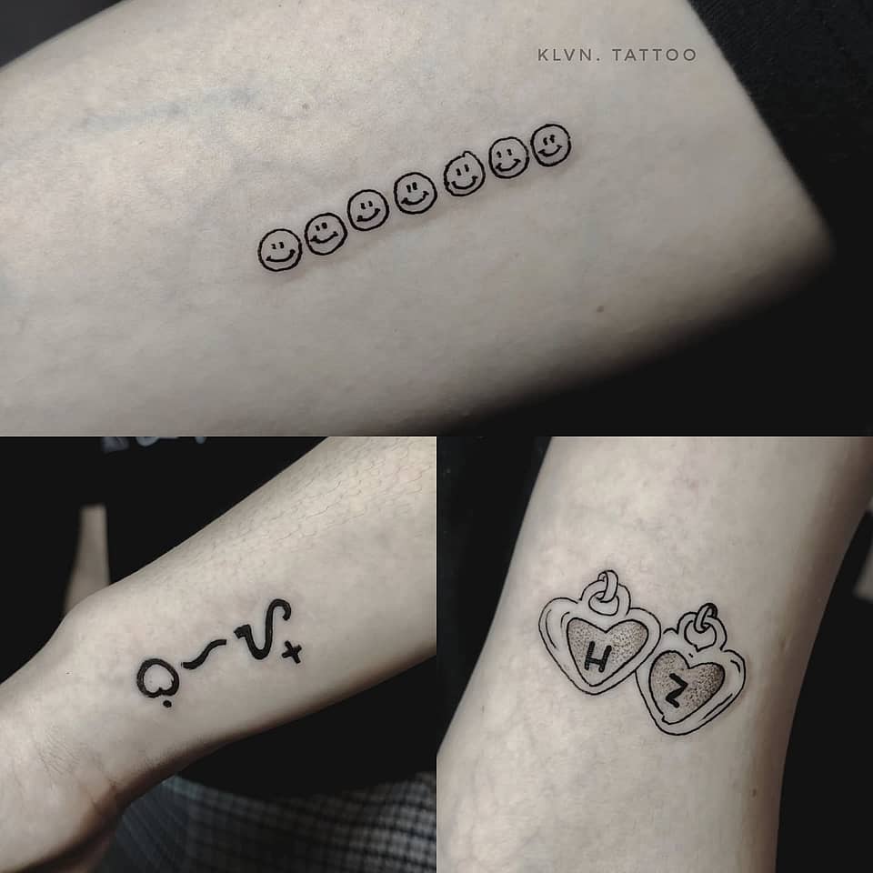 Minimal Smileys and Heart Charms