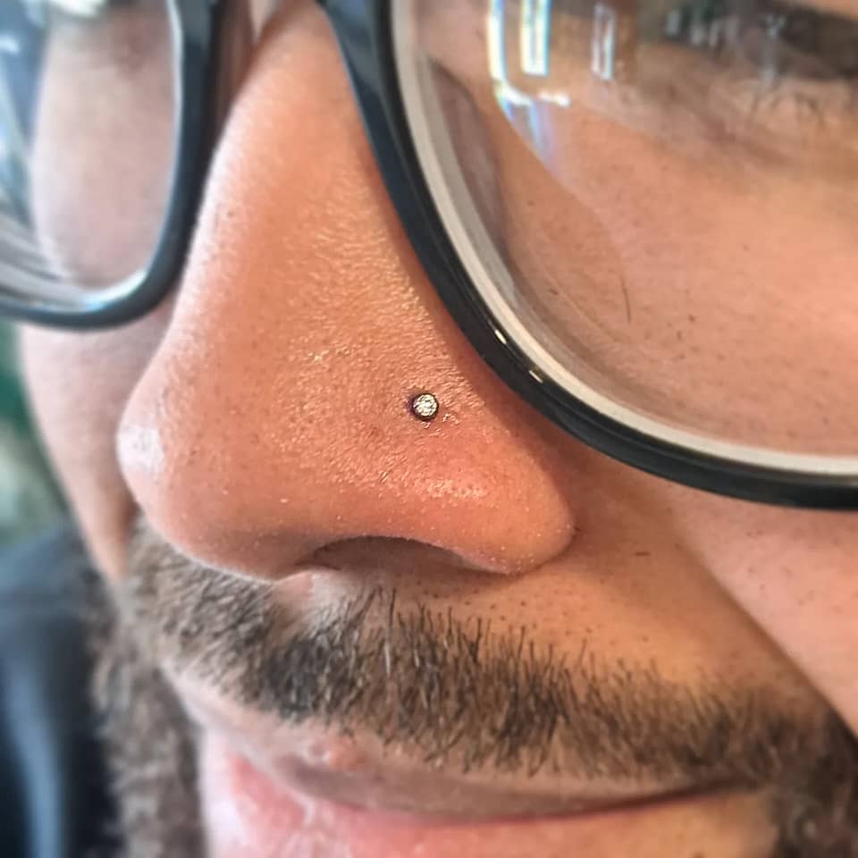 Minimal Sparkle Stud