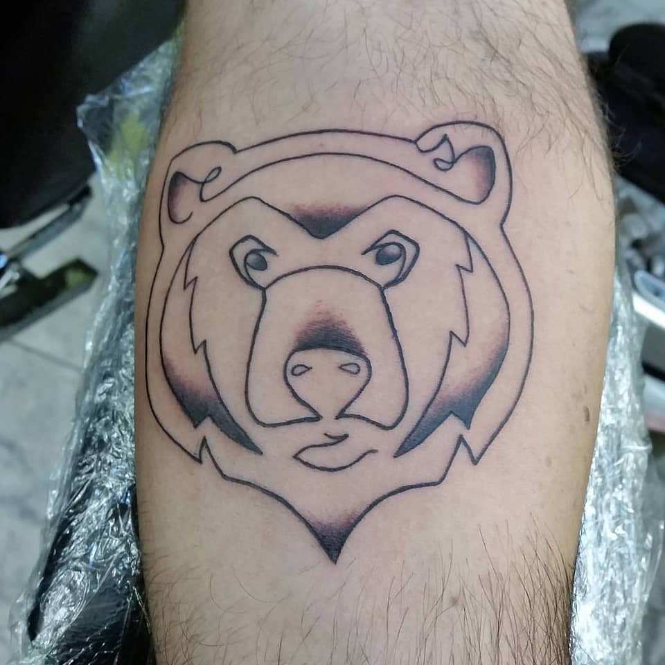 Minimalist Bear Emblem