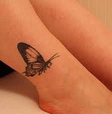 Minimalist Monochrome Butterfly