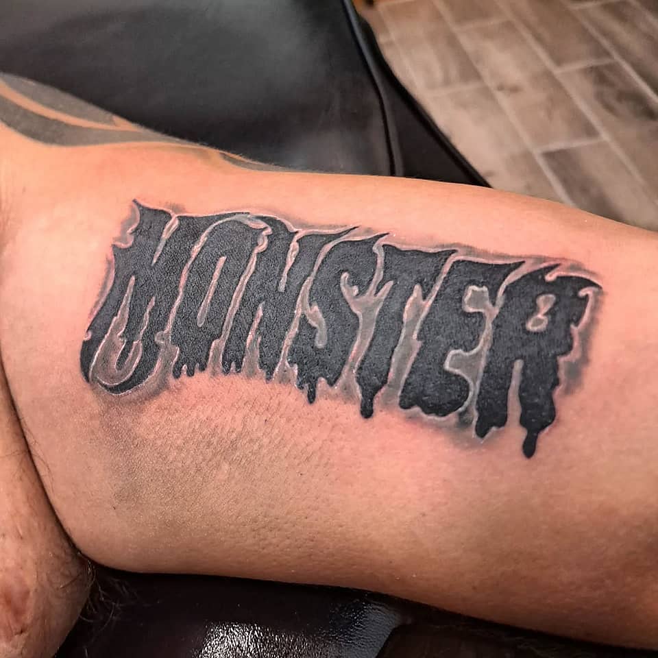 Monster Drip Lettering