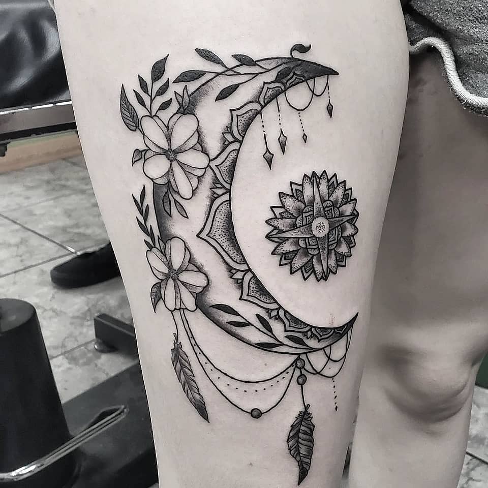Moonlit Mandala Bloom
