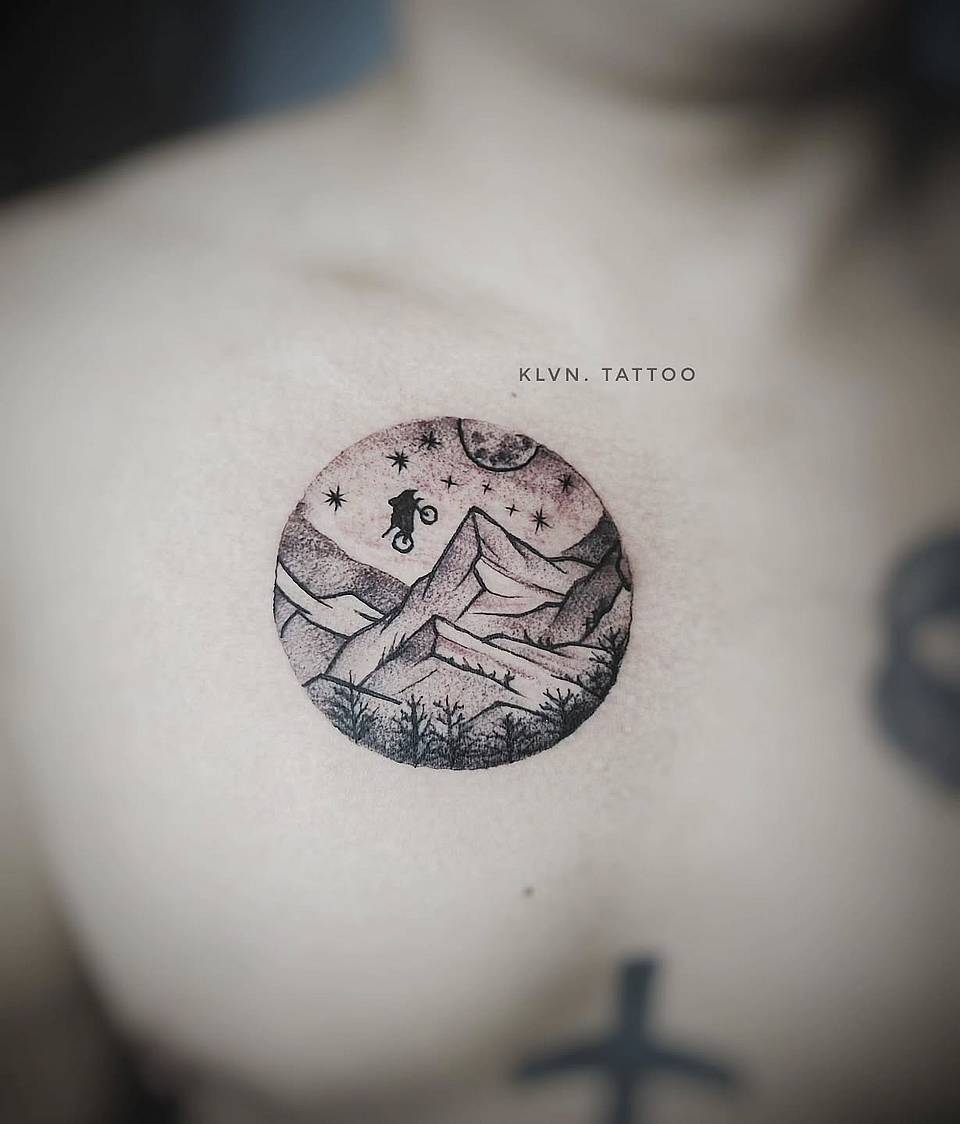 Moonlit Mountain Rider
