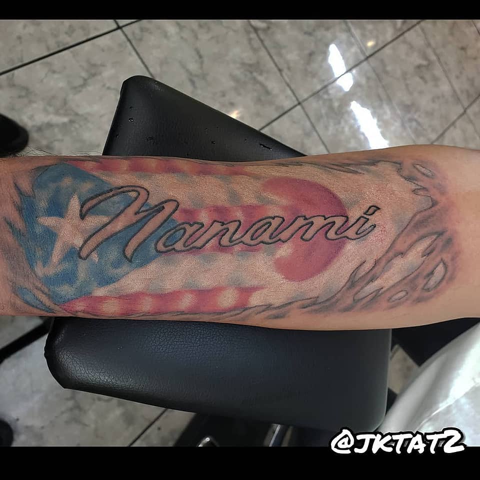 Nanami Puerto Rican Flag Tribute