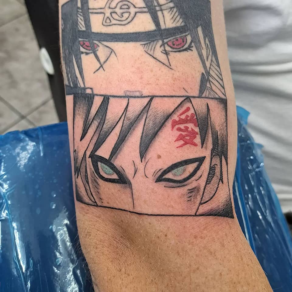 Naruto Eyes: Itachi & Gaara Panels