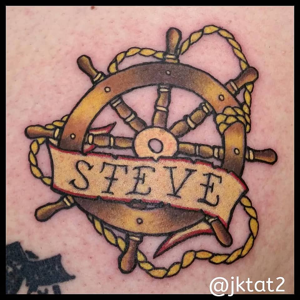 Nautical Helm Banner for Steve