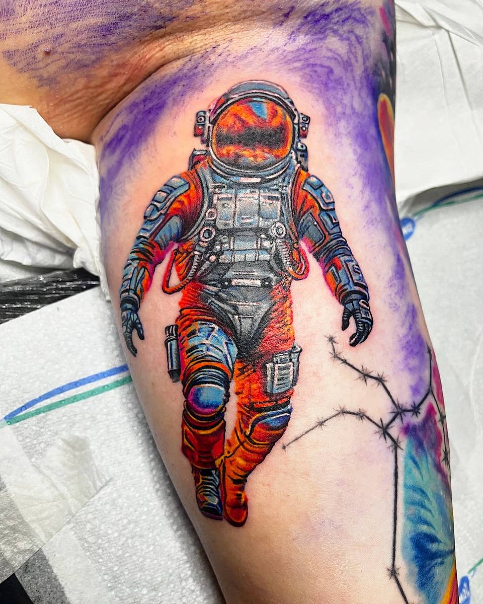 Neon Spacewalker