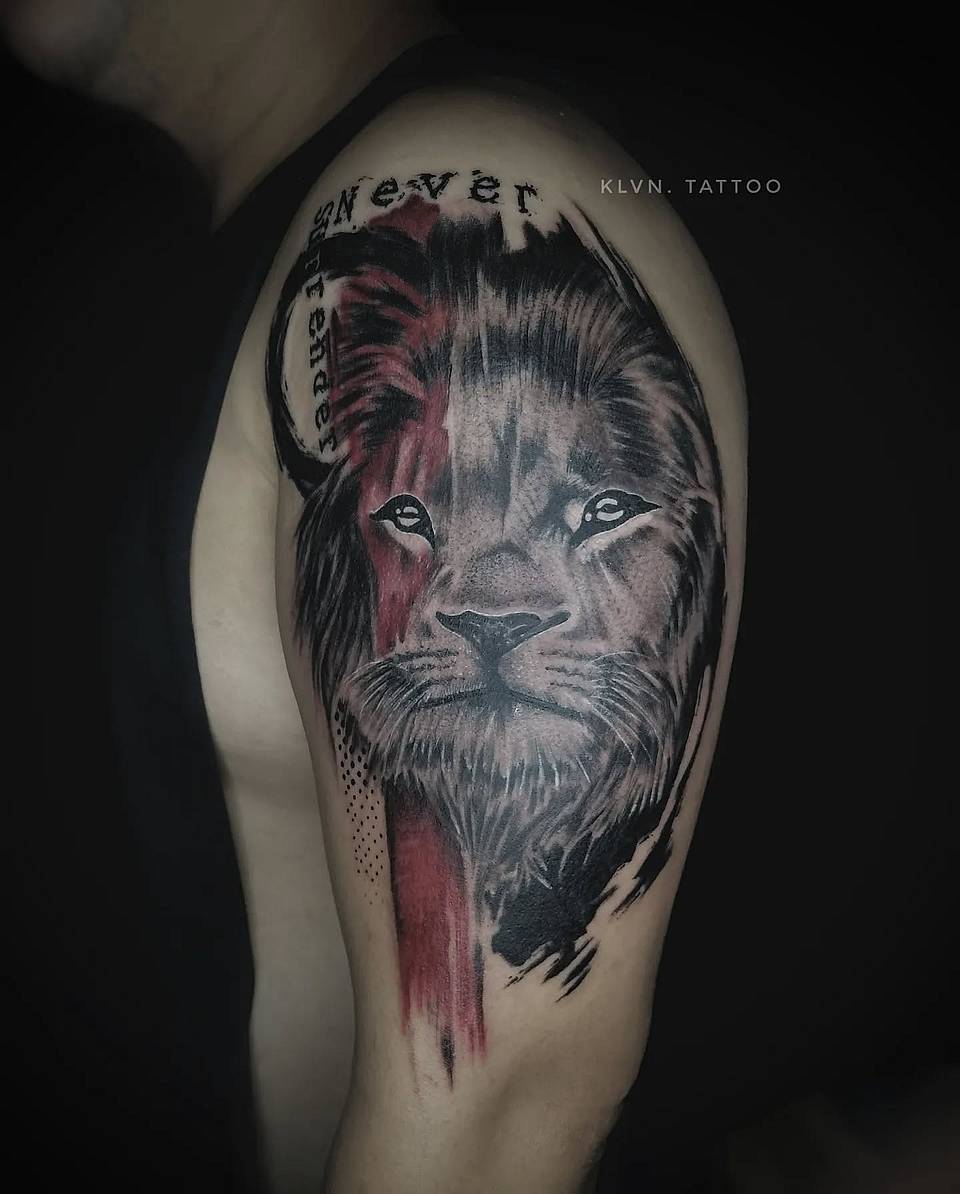 Never Surrender Lion