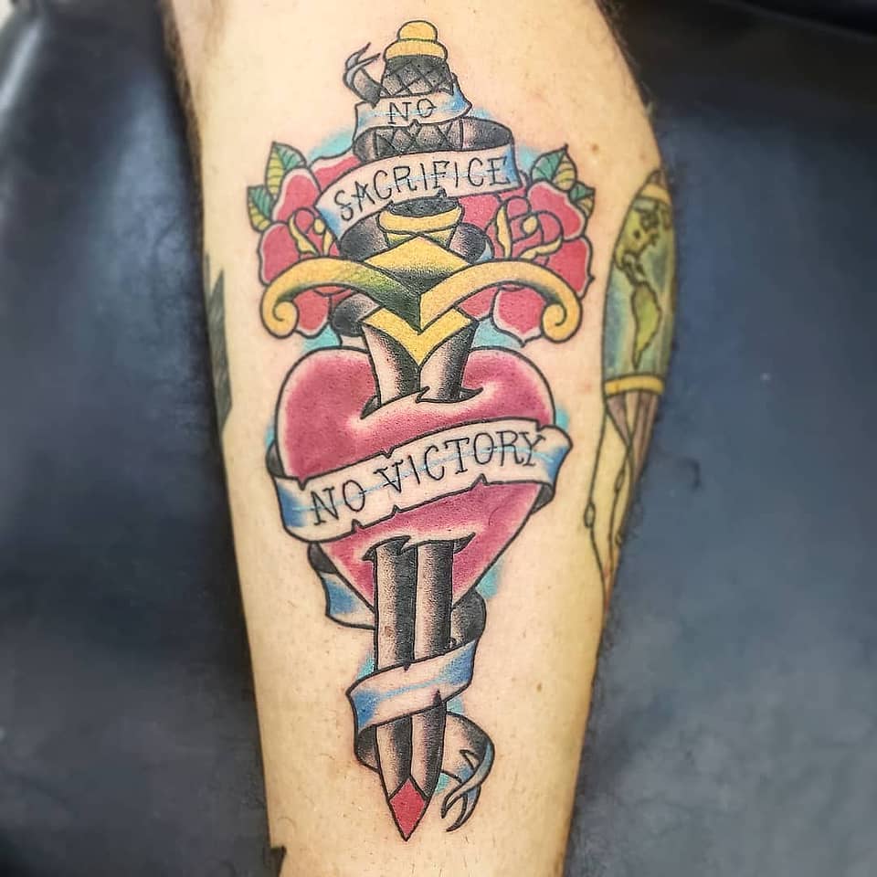 No Sacrifice, No Victory Heart and Dagger