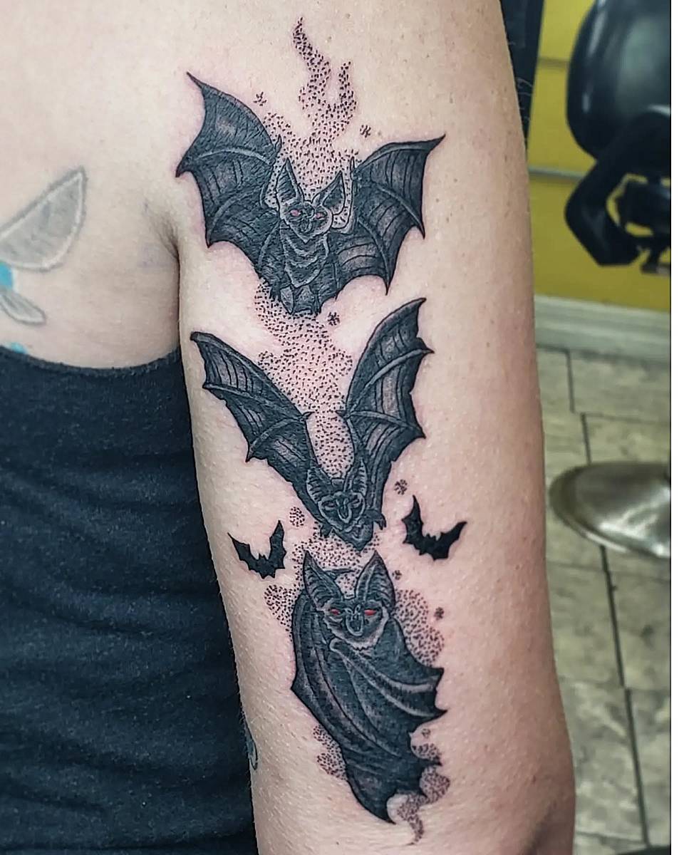 Nocturnal Bat Trio