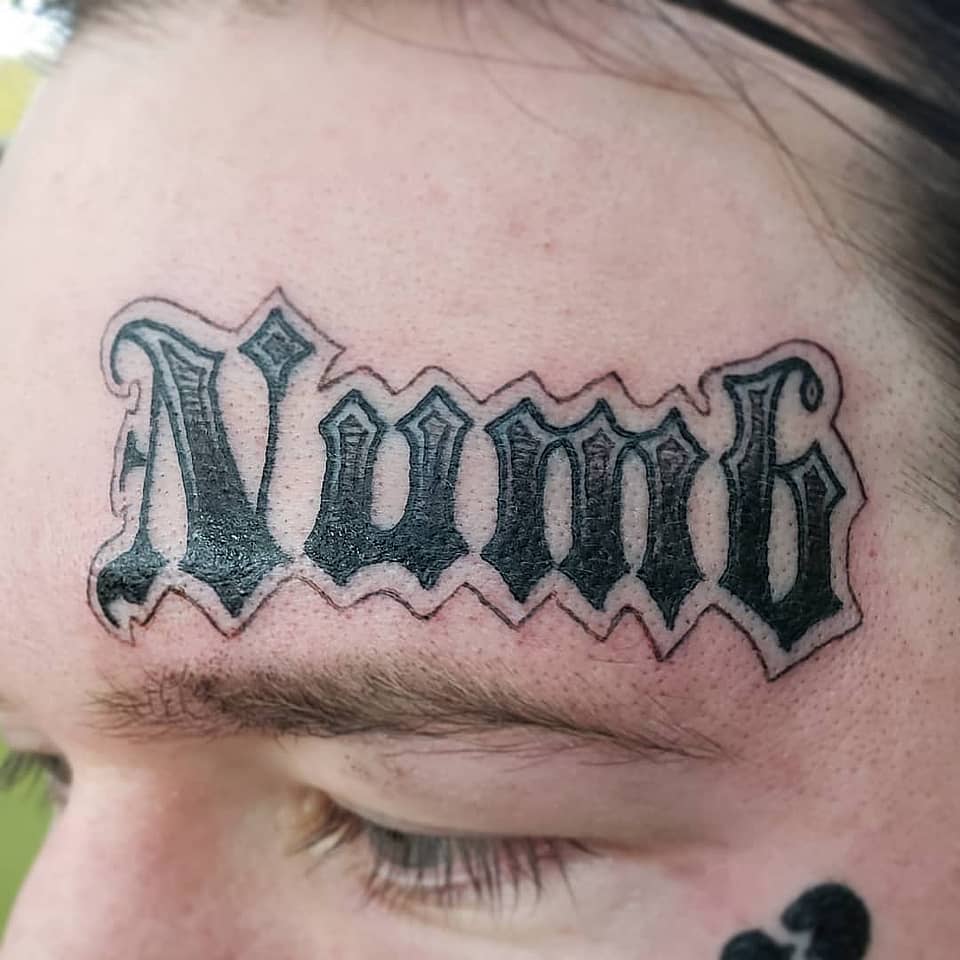 Numb Blackletter Face Script