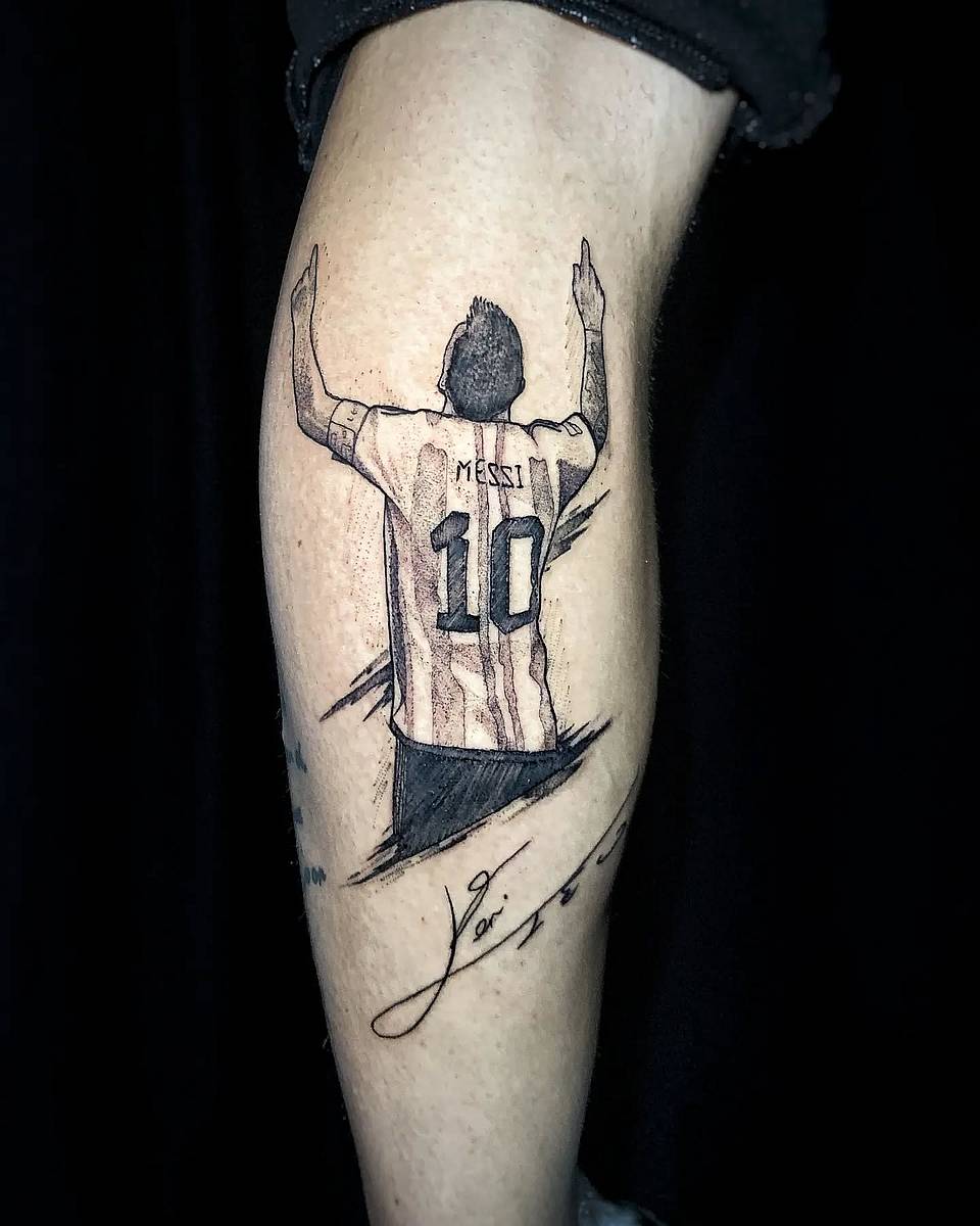 Number 10 Celebration (Sketch Style)