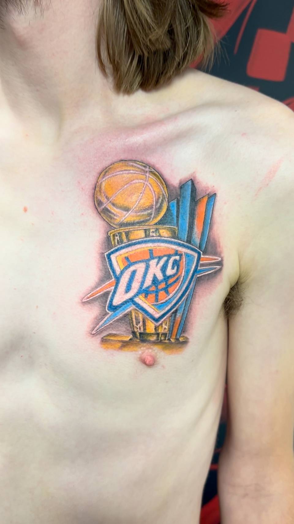 OKC Thunder Trophy Crest