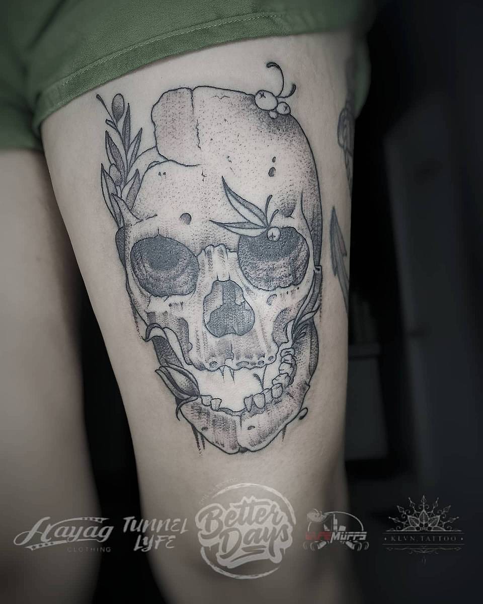 Olive Branch Skull