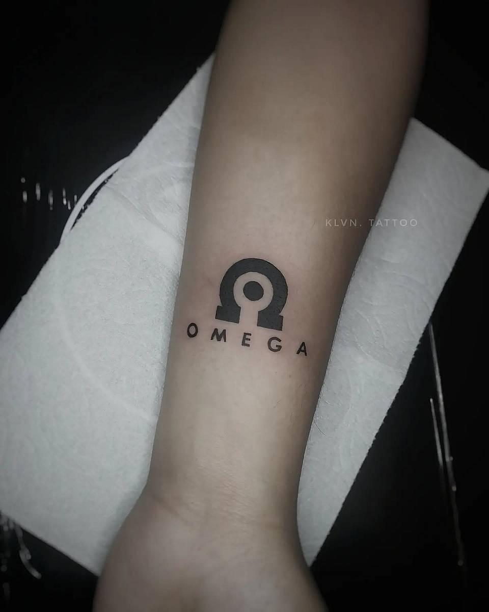 Omega Symbol Tattoo