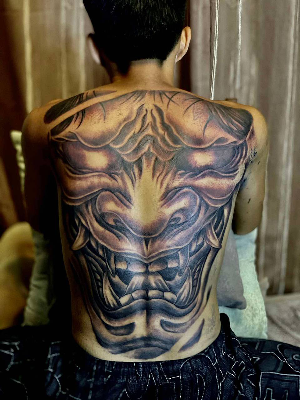 Oni Mask Backpiece