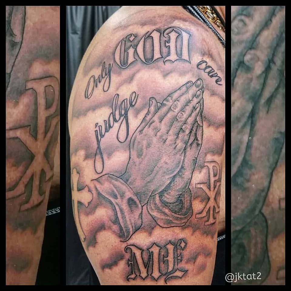 Only God Can Judge Me Praying Hands