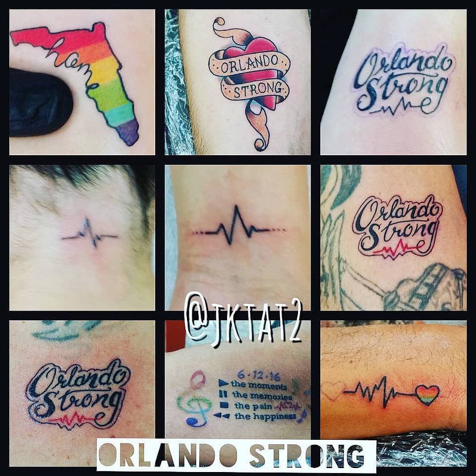 Orlando Strong Rainbow Heartbeat Tribute