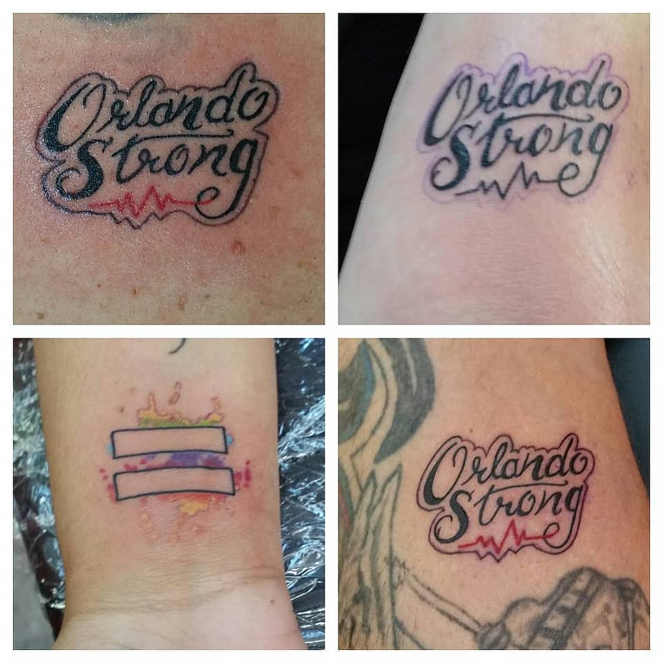 Orlando Strong Script with Heartbeat and Equality Symbol