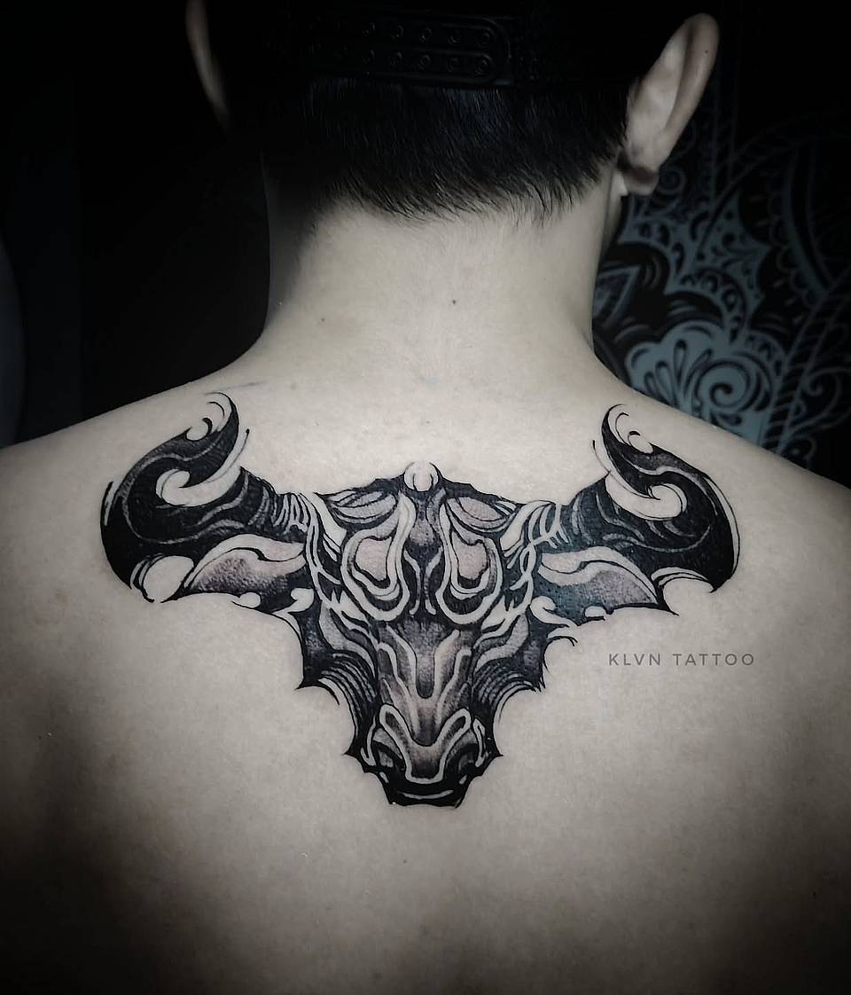 Ornamental Bull Skull