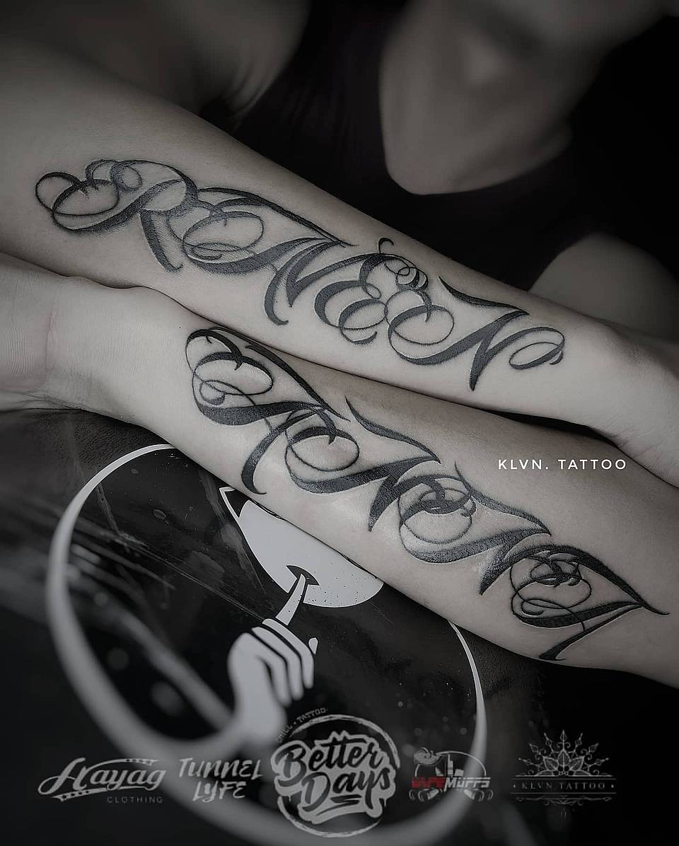 Ornamental Calligraphic Script