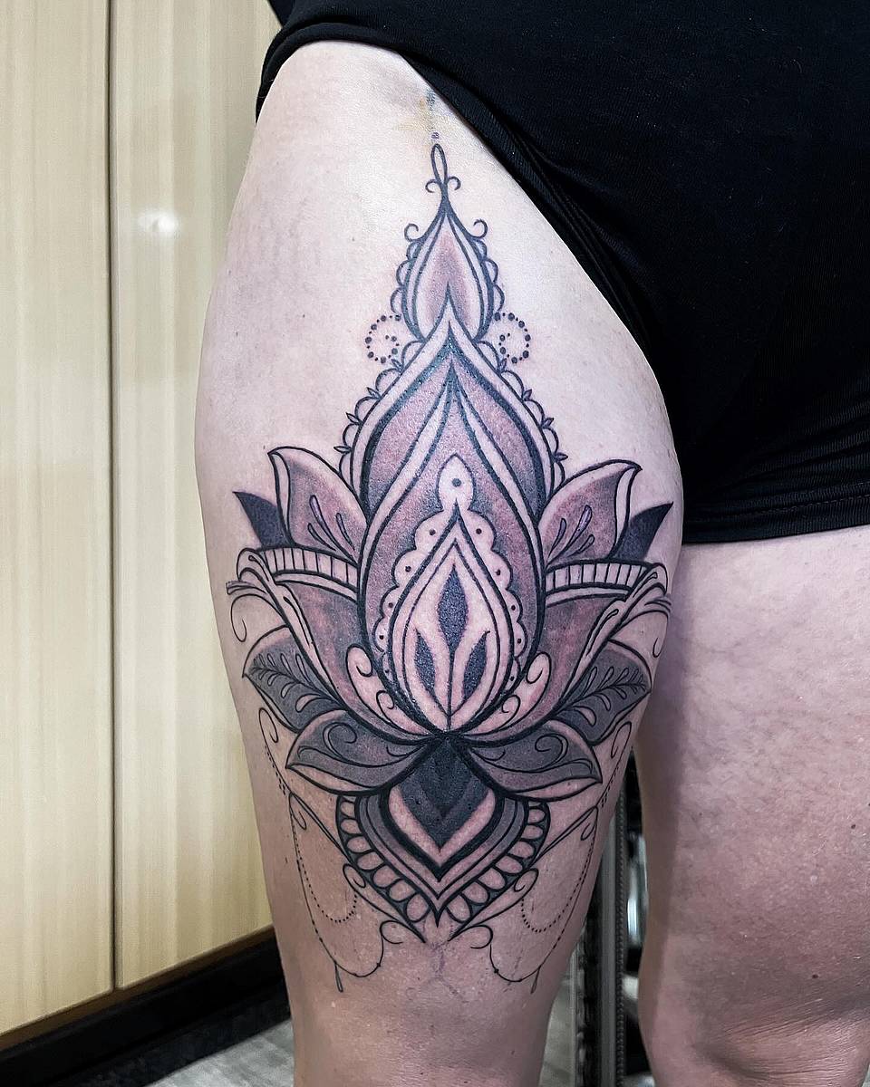 Ornamental Lotus Mandala