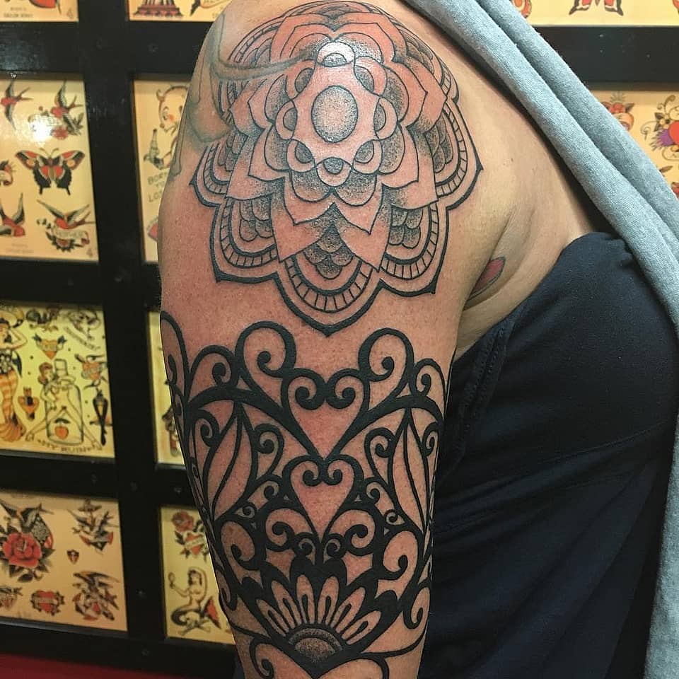 Ornamental Mandala Half Sleeve