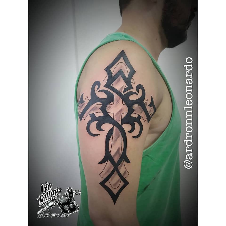 Ornamental Tribal Cross