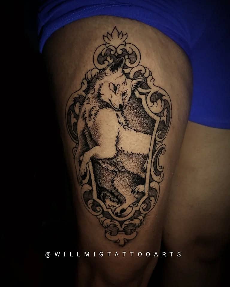 Ornate Fox Portrait