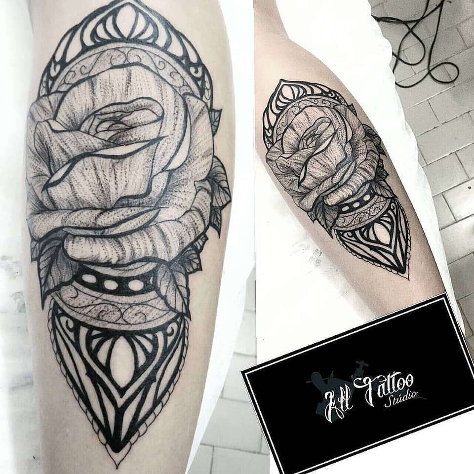 Ornate Rose Mandala