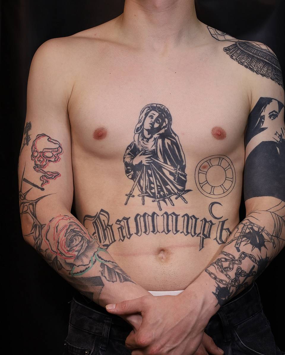 Our Lady of Sorrows Chestpiece