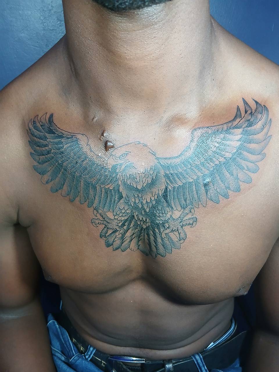 Outstretched Eagle Chest Piece