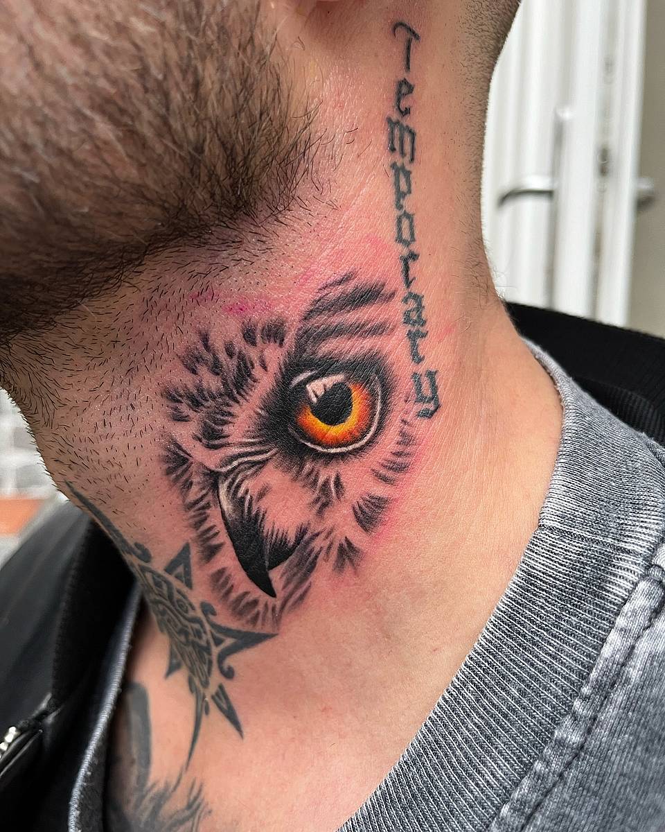 Owl Eye Neck Piece