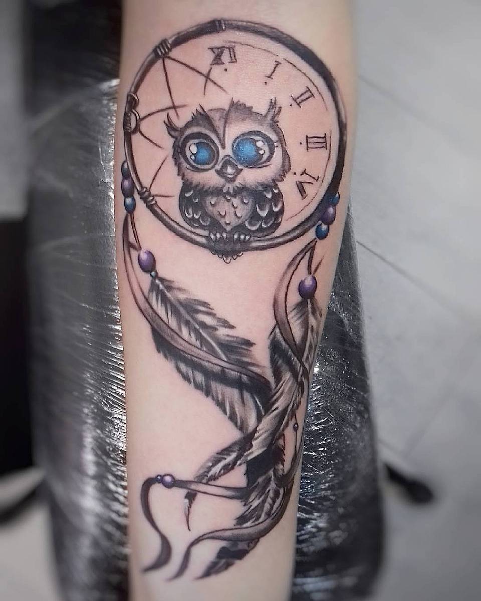 Owl of Time Dreamcatcher