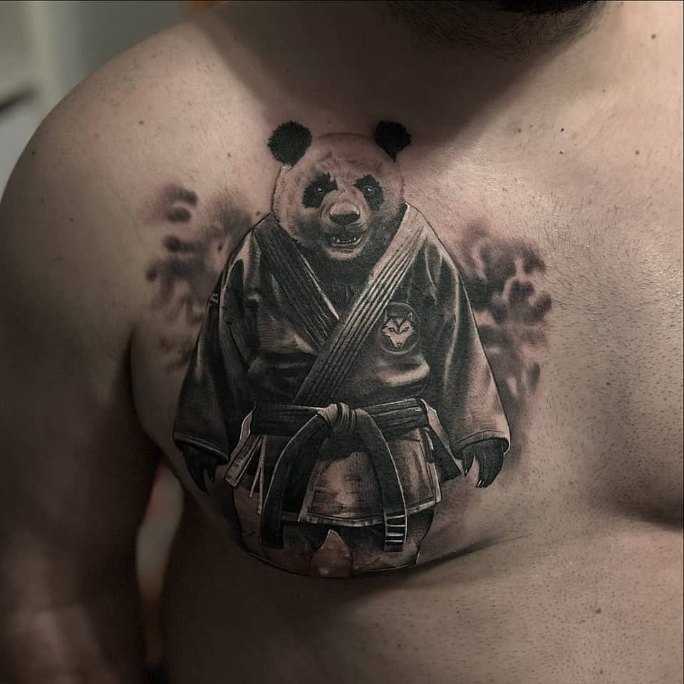 Panda Warrior in Gi