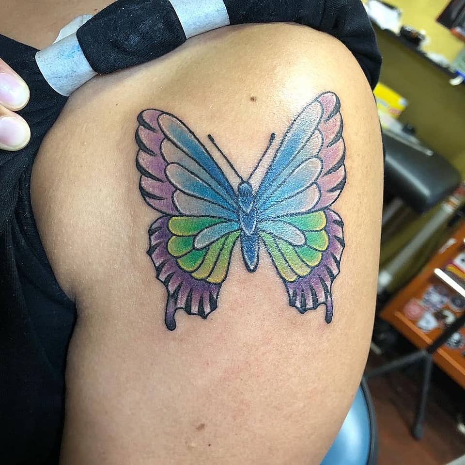 Pastel Prism Butterfly