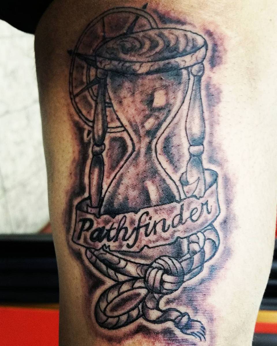 Pathfinder Hourglass and Rope