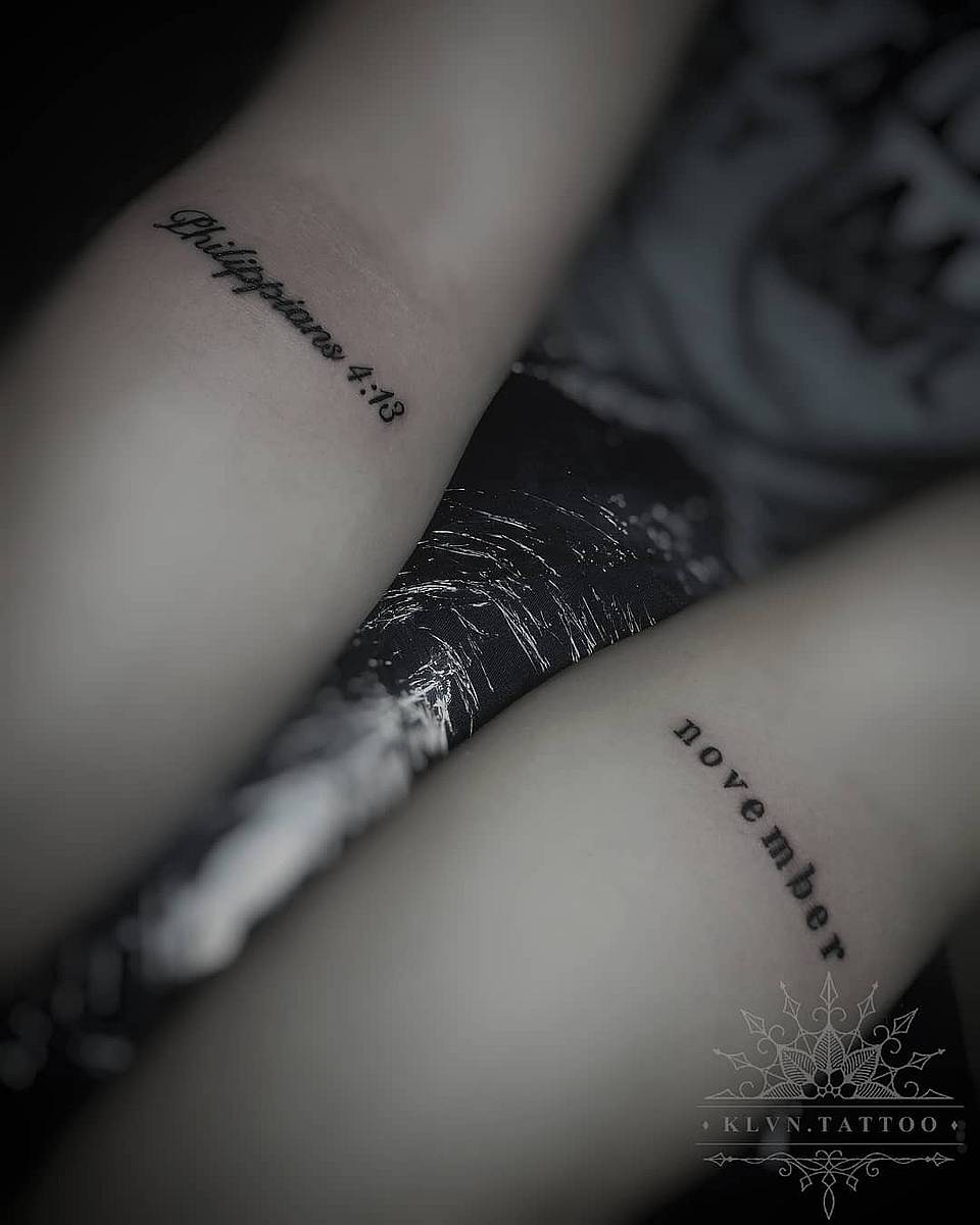 Philippians 4:13 & "november" — Minimal Script Pair