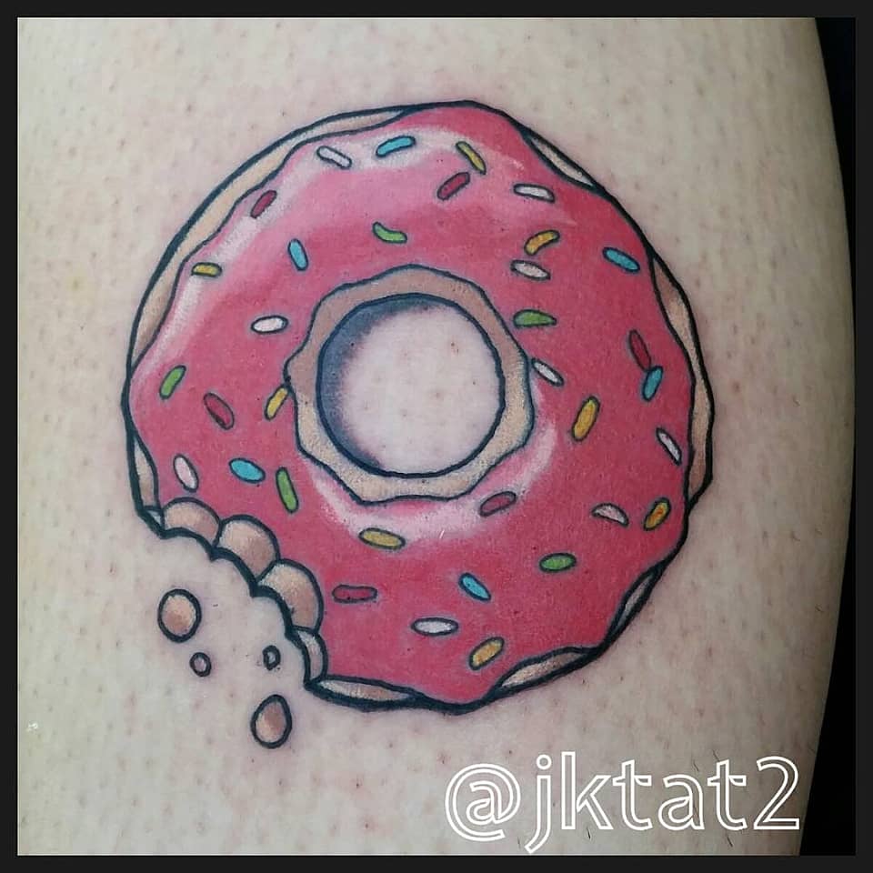 Pink Sprinkle Donut Bite