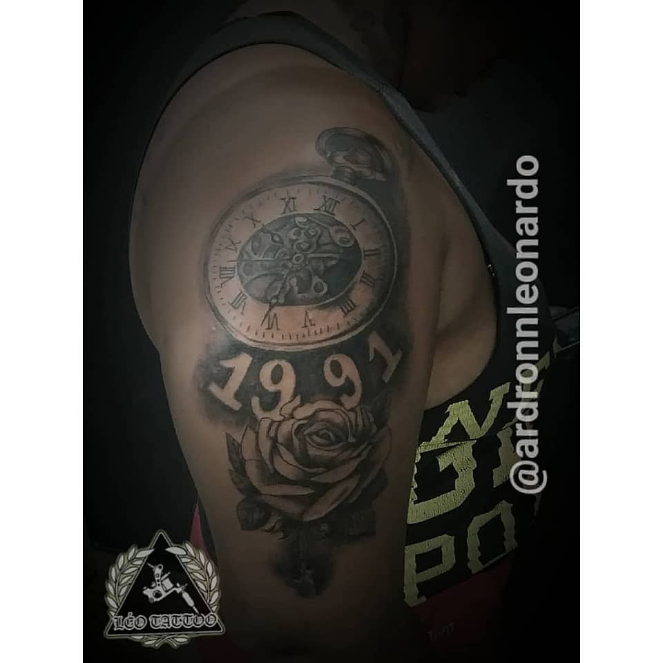 Pocket Watch and Rose