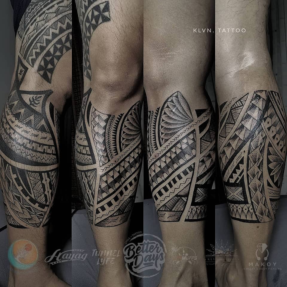 Polynesian Calf Wrap