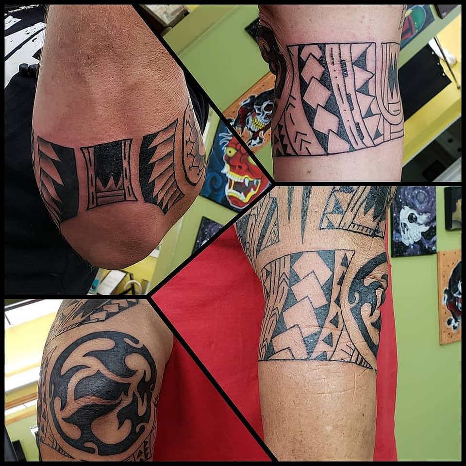 Polynesian Elbow Band