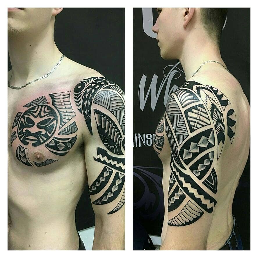 Polynesian Guardian Half Sleeve